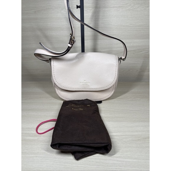 Kate Spade Adelaide Blush Pink Leather Crossbody Sling Bag Purse